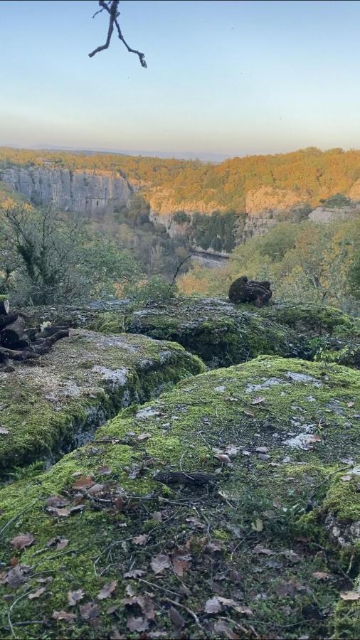 Gites Des Falaises De La Beaume Labeaume Luaran gambar